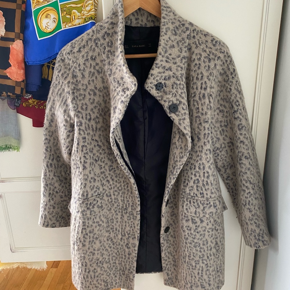 Zara Women's Jacket Pea Coat - Picture 3 of 9
